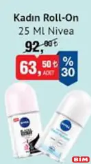 NİVEA KADIN ROLL-ON DEODORANT 25 ML NİVEA KADIN ROLL-ON DEODORANT 25 ML